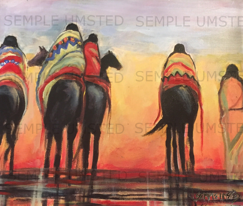 Diptych Part 1 (Giclée on Canvas)