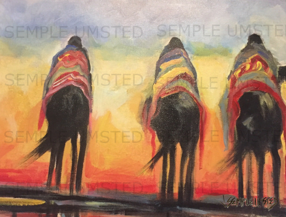 Diptych Part 2 (Giclée on Canvas)