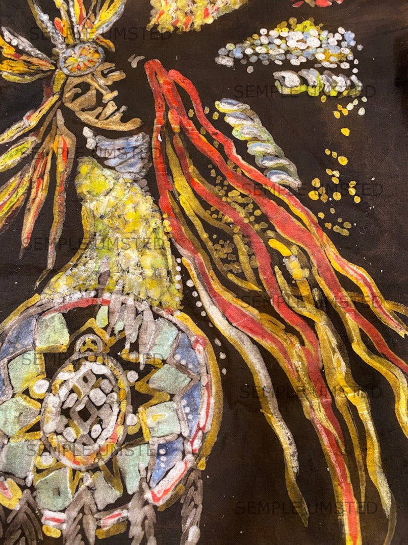Night Powwow 2 (Giclée on Canvas)