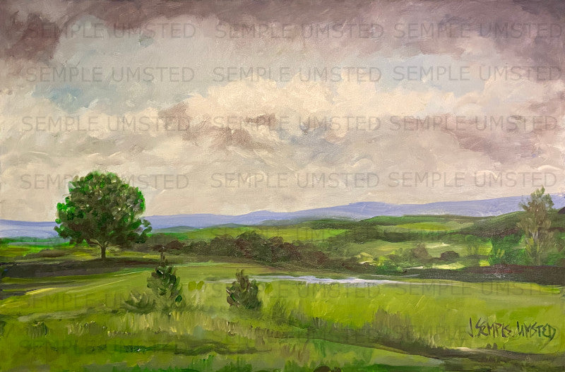 Potato Hills (Giclée on Canvas)