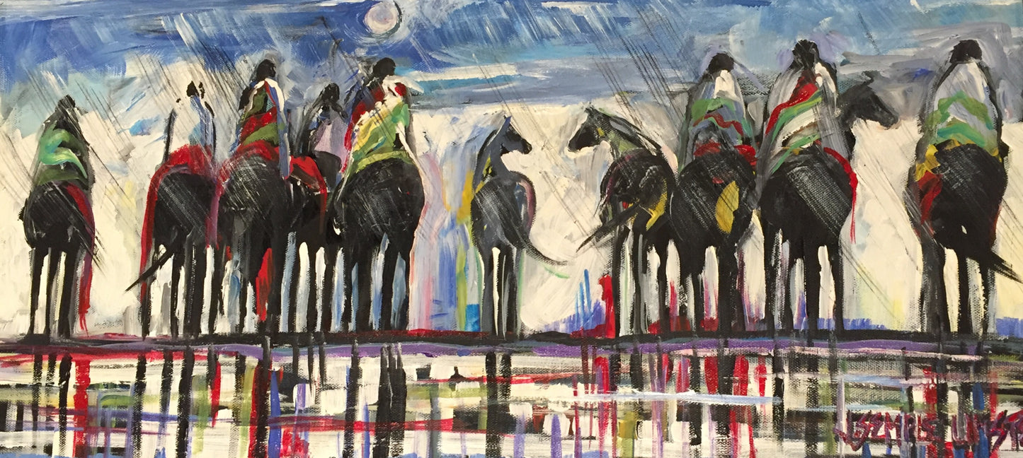 Spring Rain (Giclée on Canvas)