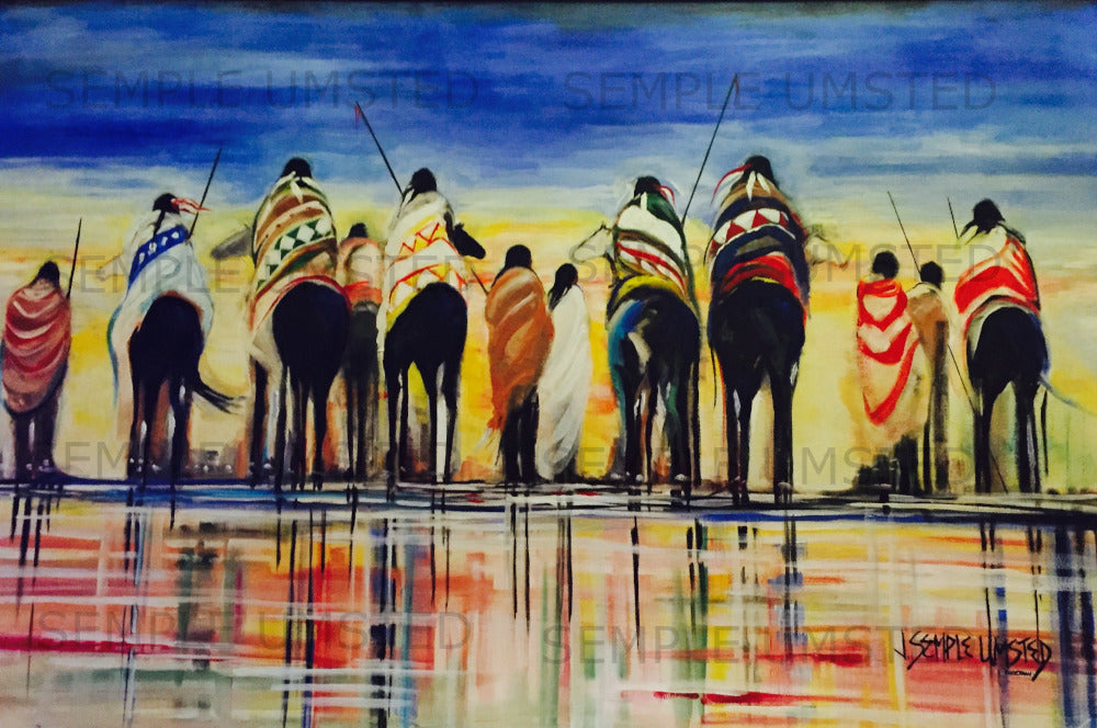 Sunset (Giclée on Canvas)