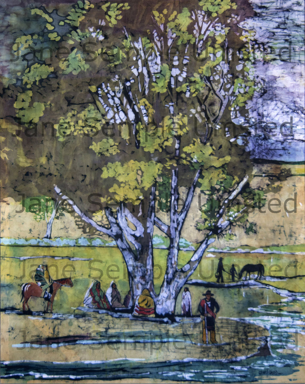 Treaty of Dancing Rabbit Creek (Giclée on Canvas)