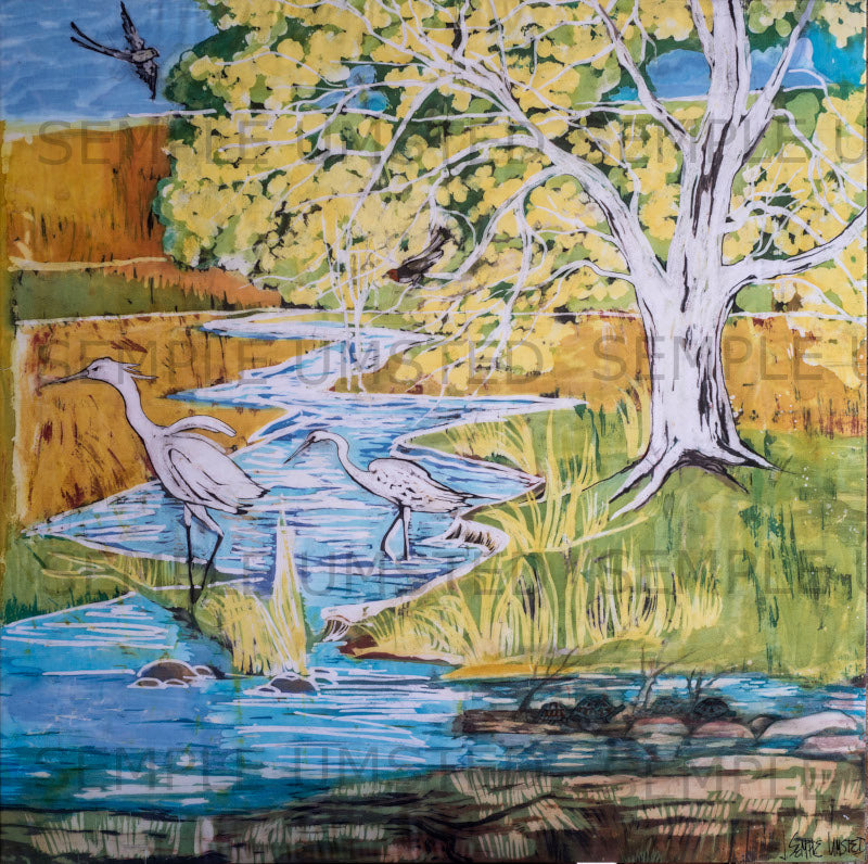 Water Series 4 (Giclée on Canvas)