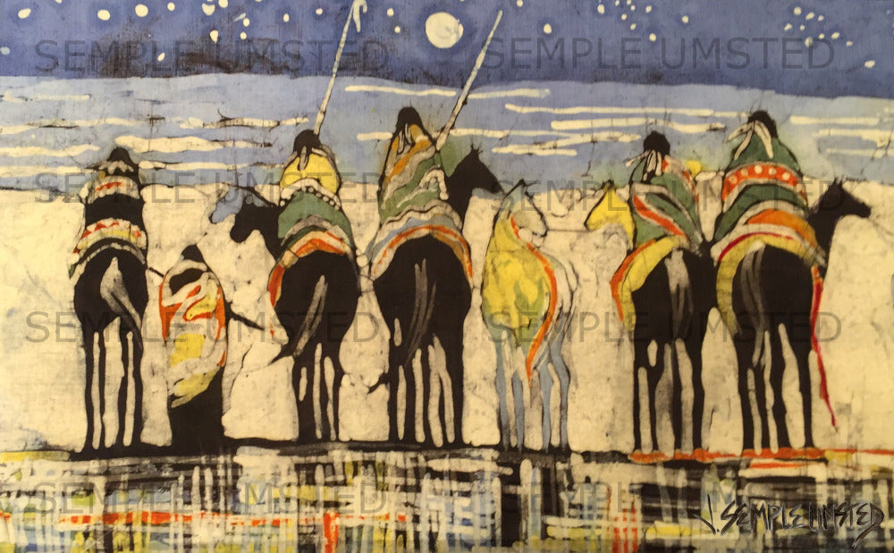 Winter Moon (Giclée on Canvas)