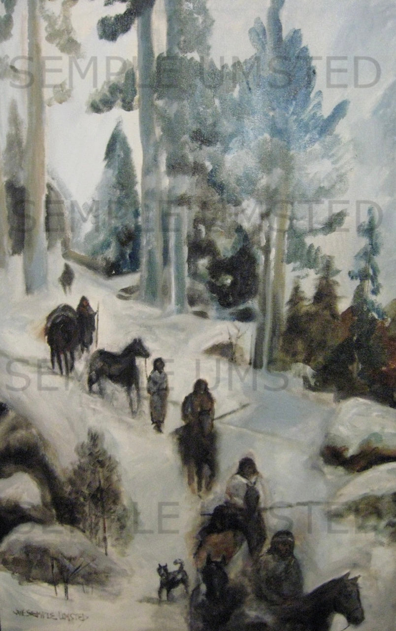 1832 Ozark Mountains (Giclée on Canvas)