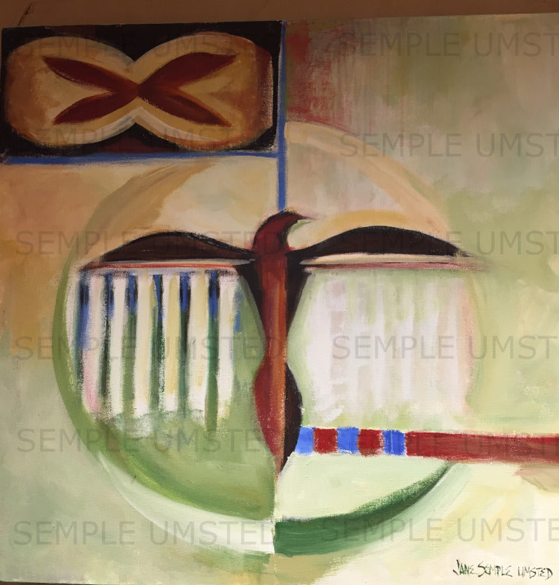 Biskinik Medallion (Giclée on Canvas)