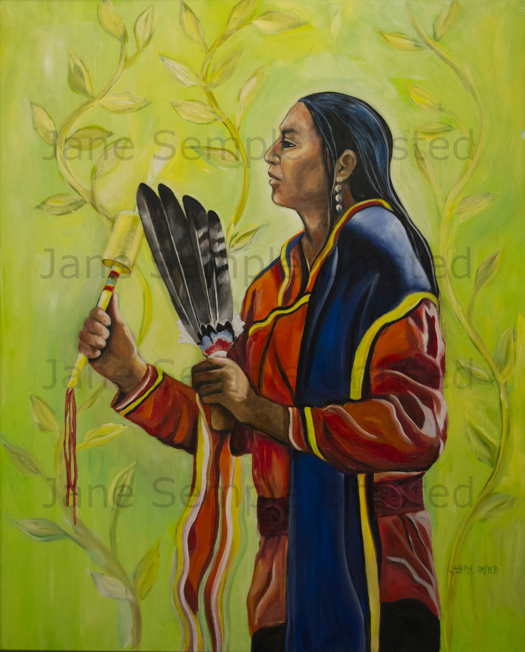 Gourd Dancer (Giclée on Canvas)