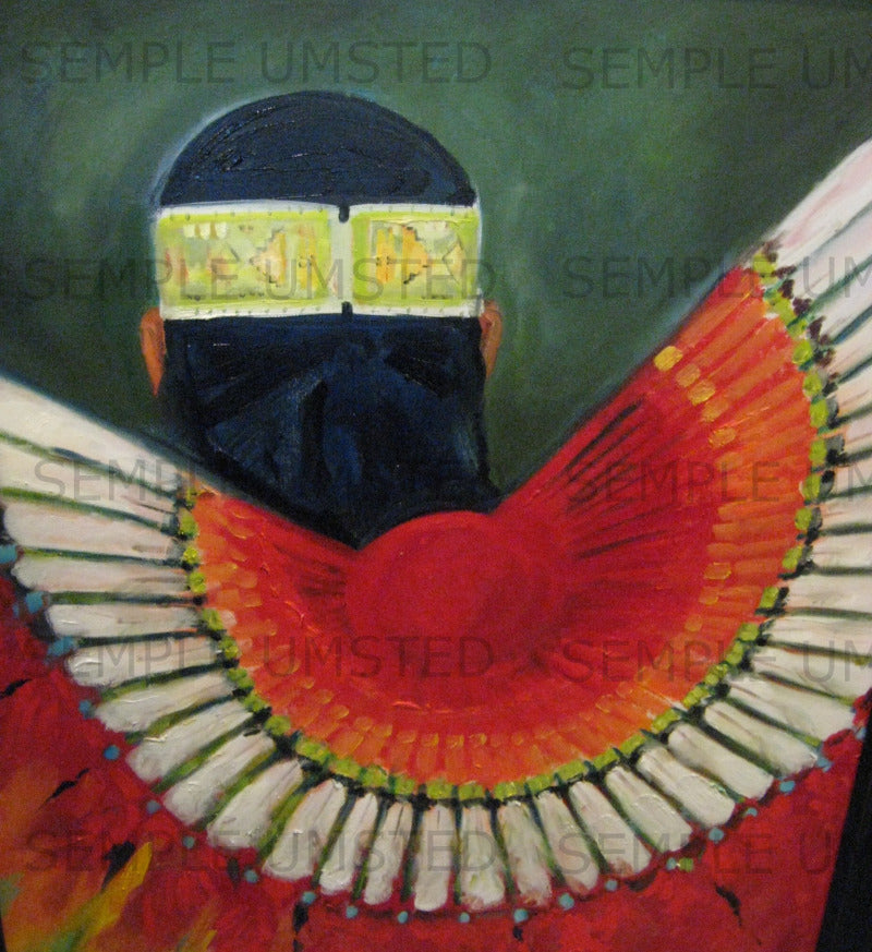 End Of The Powwow (Giclée on Canvas)