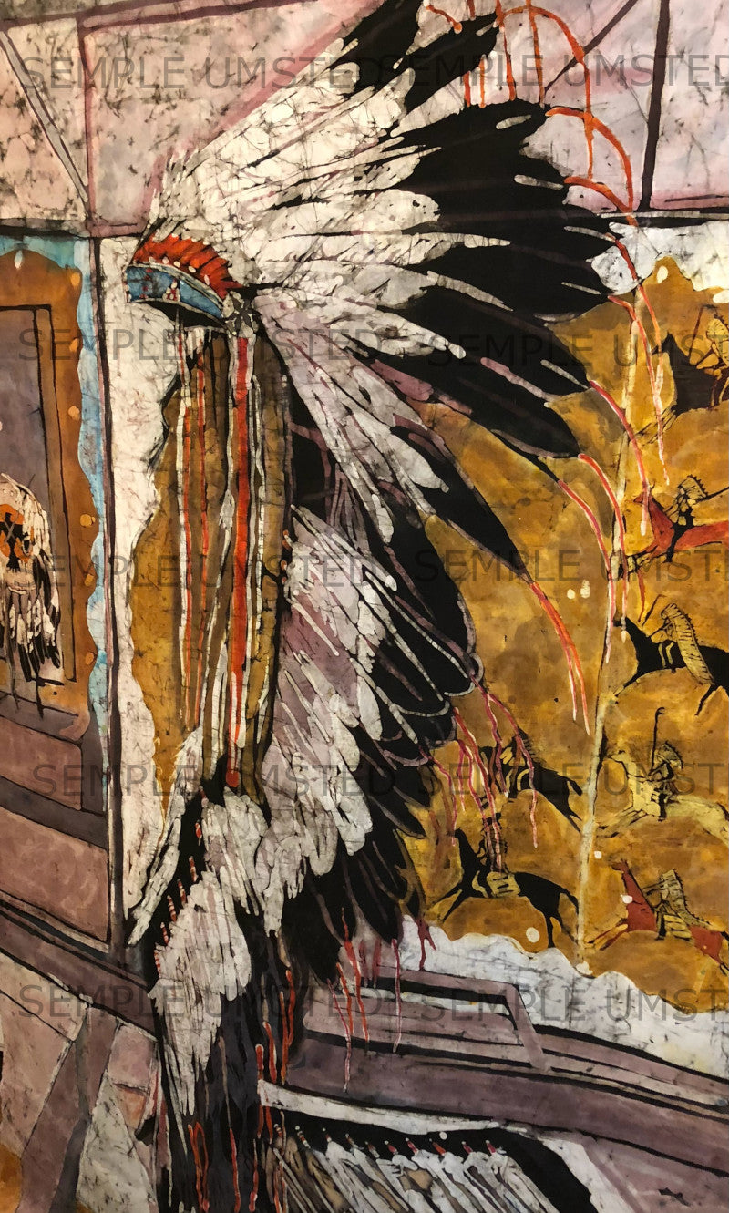 Headdress 2 (Giclée on Canvas)