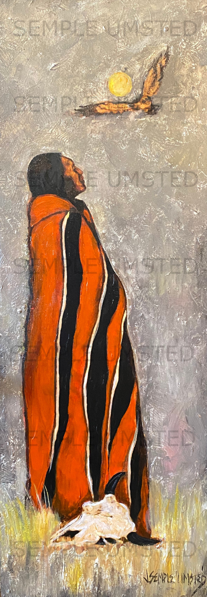 I Lift Up My Eyes 2 (Giclée on Canvas)