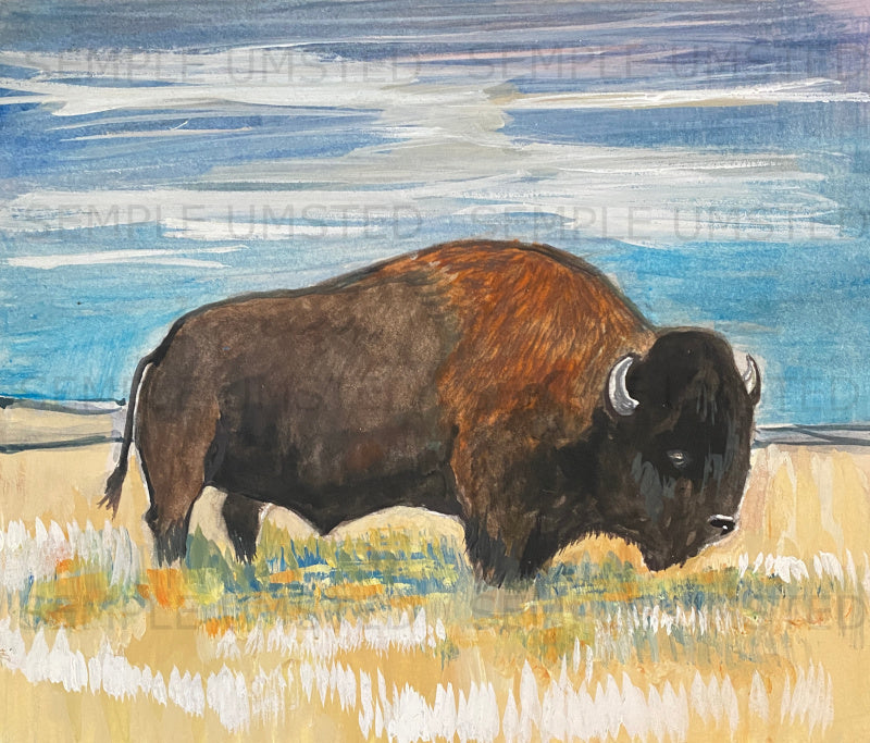 Master Of The Plains (Giclée on Canvas)