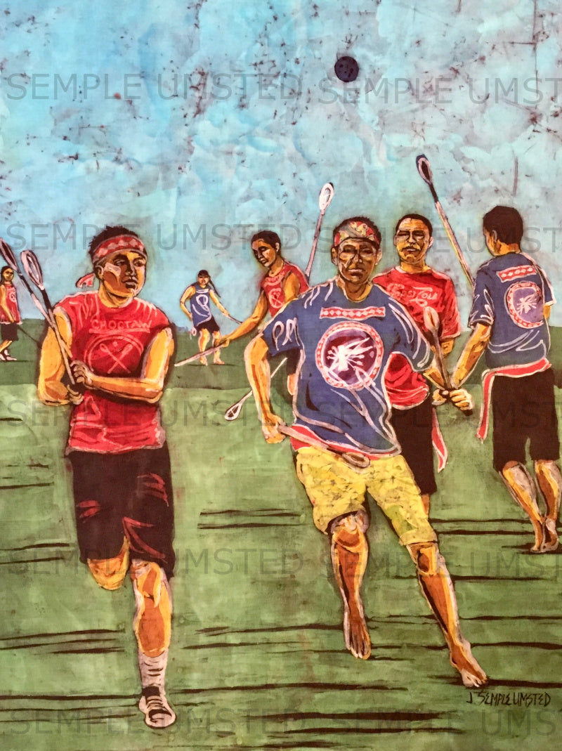 Stickball Game Part 2 (Giclée on Canvas)
