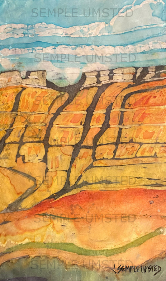 Sunrise on the Mesa (Giclée on Canvas)