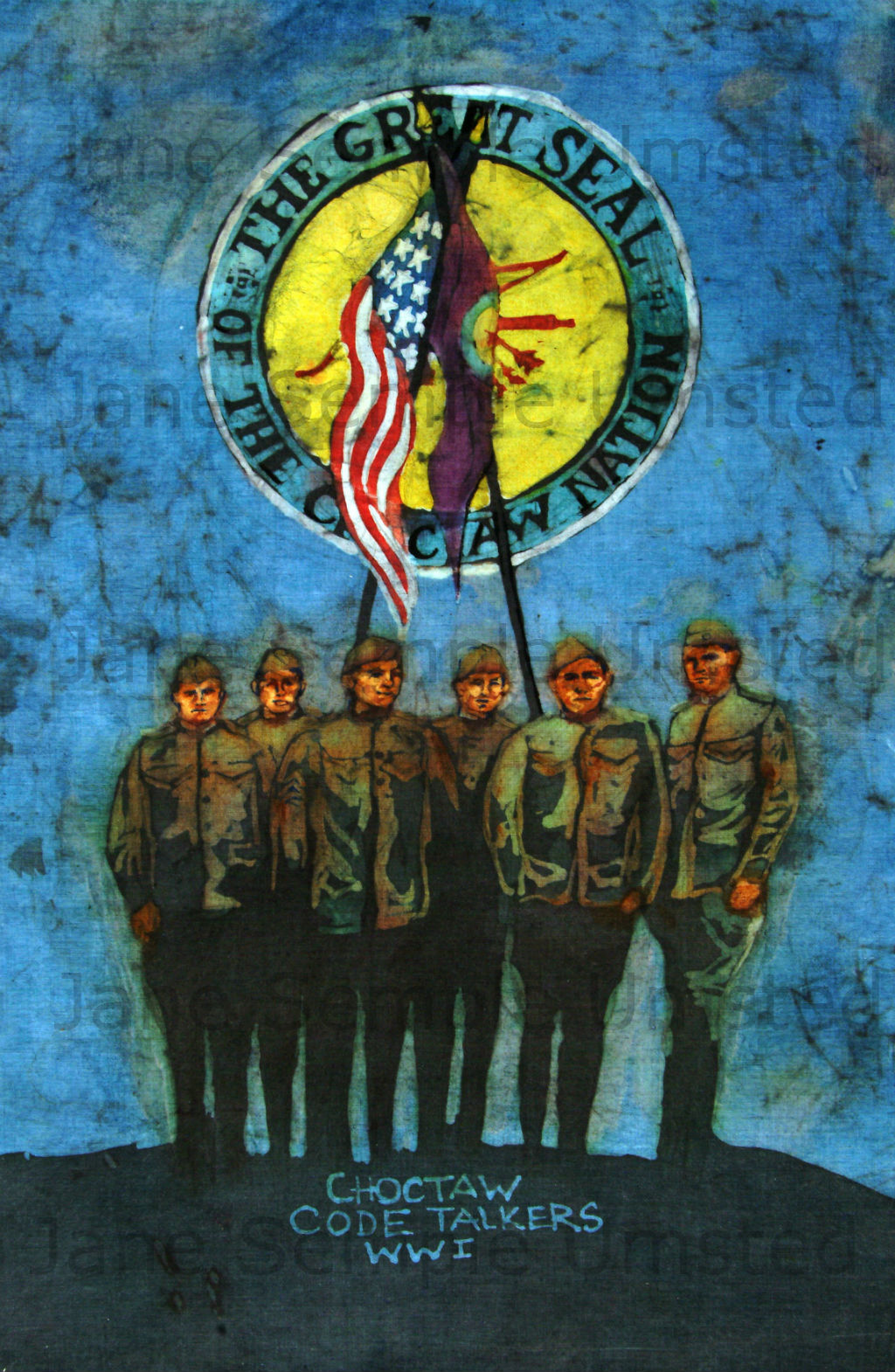 WWI Code Talkers (Giclée on Canvas)