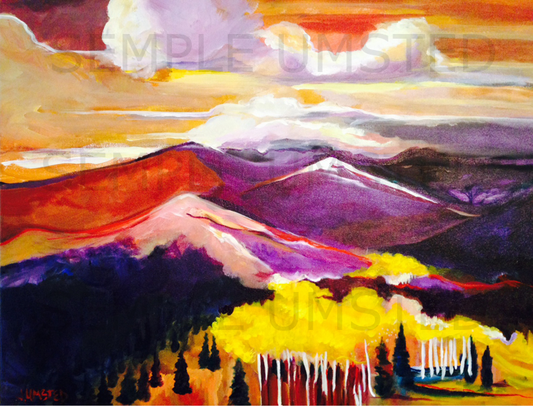Colorado In Fall (Giclée on Canvas)
