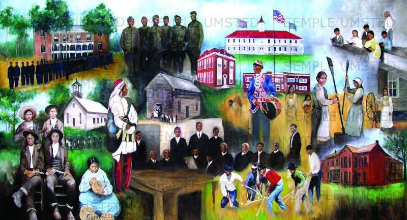History Of Choctaw Nation (Giclée on Canvas)
