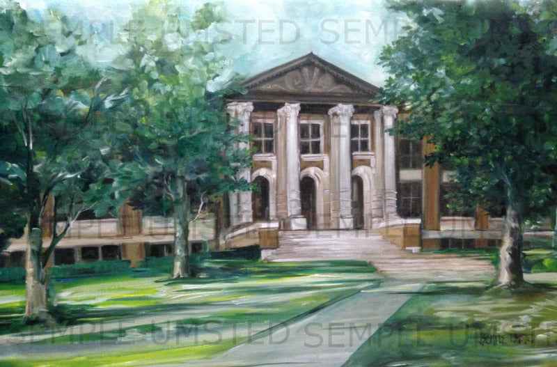Morrison Hall Ramp Morrison Hall (Giclée on Canvas) – JSempleUmsted